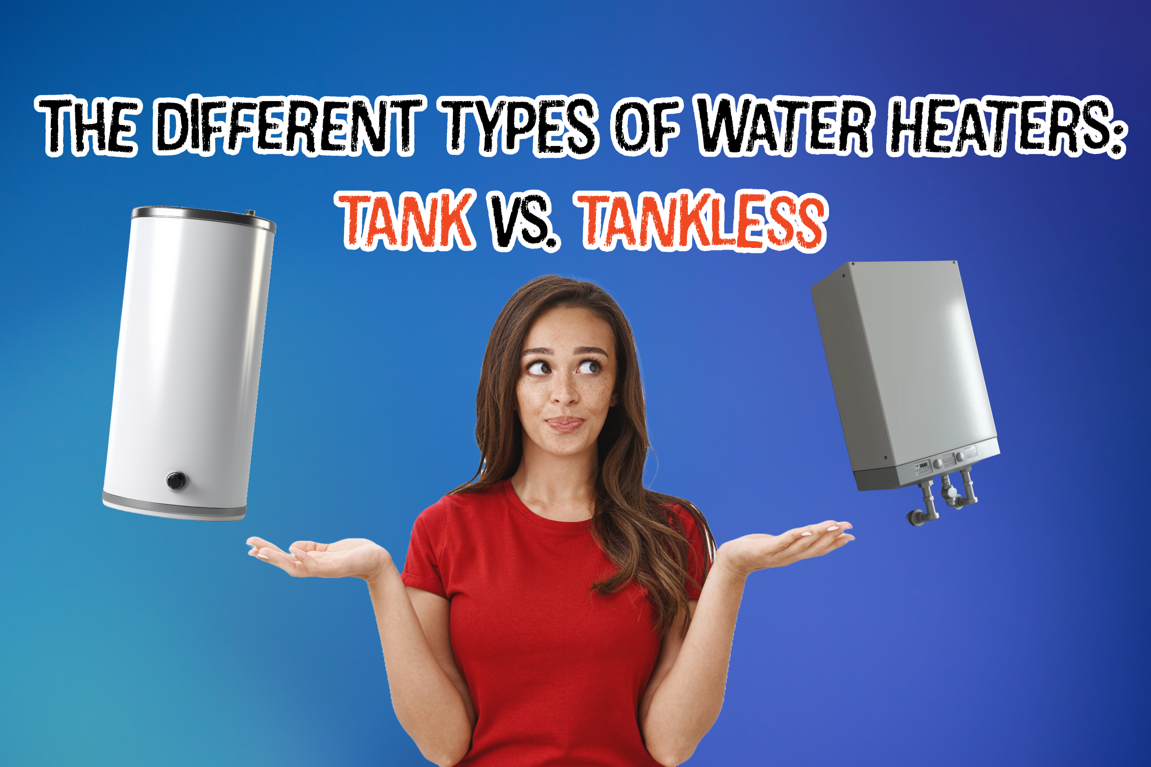 Middletown, Ohio plumbing blog on the differences between tank and tankless water heaters.